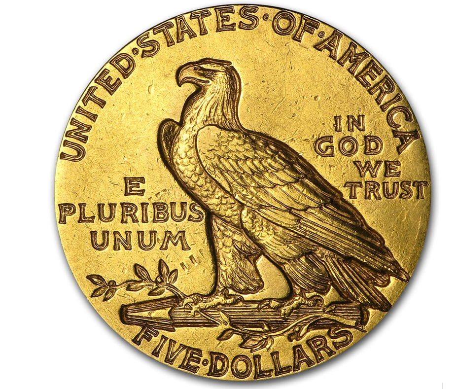$5 Gold Indian Coin (Random Year)
