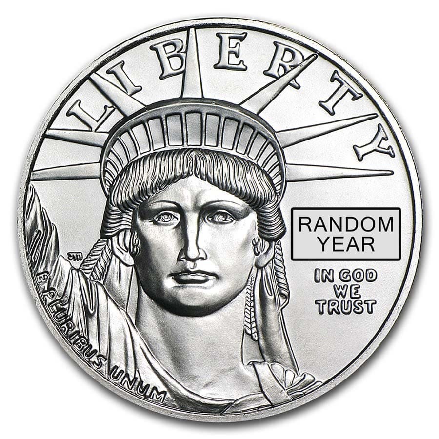 1 oz American Platinum Eagle Coin (Random Year)