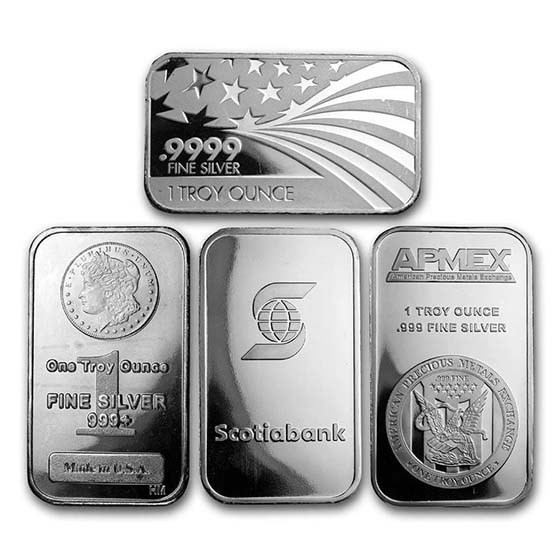 1 Oz Silver Bar – Random Design (.999 Pure) | ArkoEx