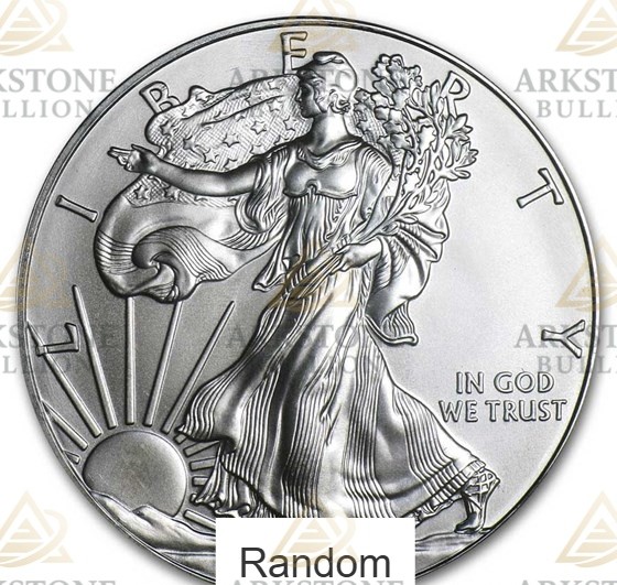 1 oz Silver American Eagle Coin - Random Year (.999 Pure)