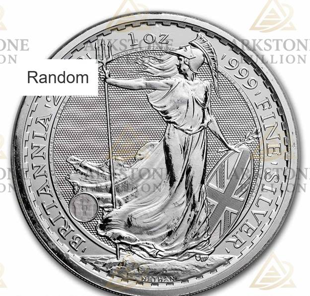 1 oz Silver Britannia Coin (Random Year)