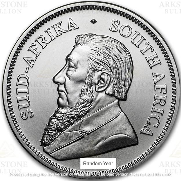 1 oz Silver Krugerrand Coin (Random Year)