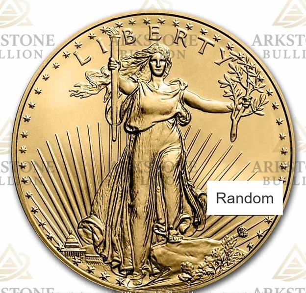 1 Oz American Eagle Gold Coin (Random Year)