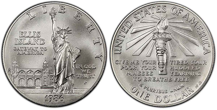 $1 FV Silver Commemorative Coins